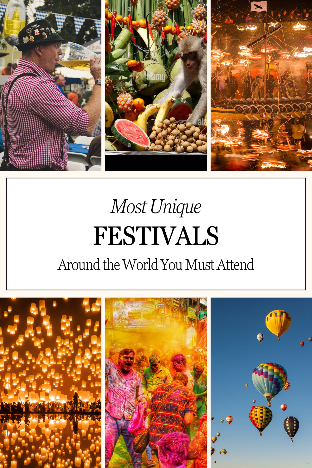 Most Unique Festivals Around the World You Must Attend